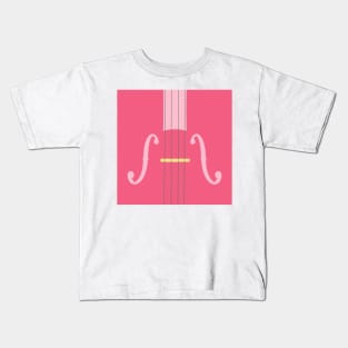 Strings in Pink, Green and Yellow Kids T-Shirt